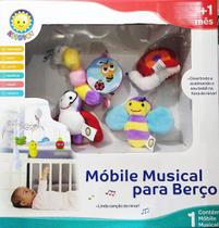 Móbile Musical Giratório Berço Pelúcia Jardim Kitstar 414C