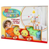 Móbile Musical Giratório Infantil Sol Berço Bebê Céu - Braskit