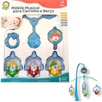 Móbile Musical Para Carrinho E Berço Kitstar Azul