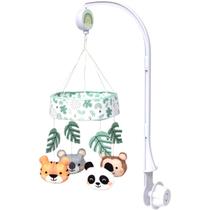 Móbile Musical Selvinha Buba Giratório Bebê Animais Boho