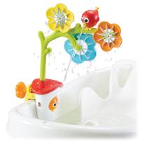Móbile para Banho de Bebê Yookidoo Flores Giratórias com Fonte