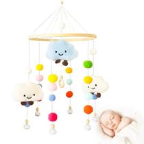 Mobile Para Berço Estokids Nuvens De Pelúcia Interativo Gira