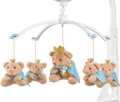 Móbile para berço musical e giratório Príncipe Bebê