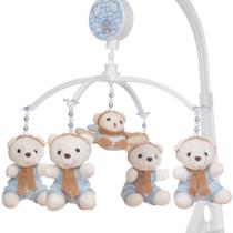 Mobile Para Berço Musical Giratório Aviadores Azul