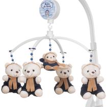 Mobile Para Berço Musical Giratório Aviadores Marinho