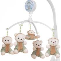 Mobile Para Berço Musical Giratório Aviadores Verde