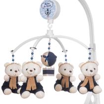 Mobile Para Berço Musical Giratório Baloeiro Marinho