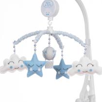 Mobile Para Berço Musical Giratório Chuva De Amor Balão Azul