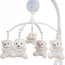 Mobile Para Berço Musical Giratório Gravata Azul