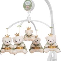 Mobile Para Berço Musical Giratório Rei Verde