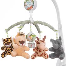 Mobile Para Berço Musical Giratório Safari Balão Verde Mobile Para Berço Musical Giratório Safari Balão Verde