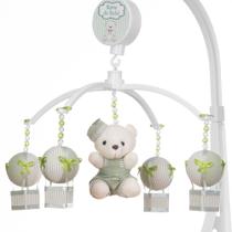 Mobile Para Berço Musical Giratório Urso Balão Verde Mobile Para Berço Musical Giratório Urso Balão Verde