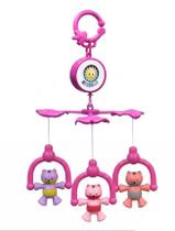 Móbile Para Carrinho e Berço Gatinho Kitstar Estampa:Gatinha Rosa