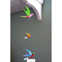 Mobile pendente com 4 passarinhos Beija Flor Mobile pendente com 4 passarinhos Beija Flor