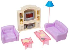 Mobiliário Dollhouse My Fancy Life 24012 Sala de estar com TV/DVD
