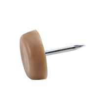 Mobiliário Glides Rok, pacote de 50, 19 mm, prego, marrom