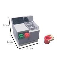 Moc Friends City Computador Desk Clock blocos de construção para crianças Moc Friends City Computador Desk Clock blocos de construção para crianças