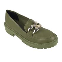 Mocassim Bebecê Feminino Alcaparra e Aveia Ref:T2422-233