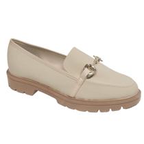 Mocassim Beira Rio Sapato Feminino Tratorado Fivela 4283.104