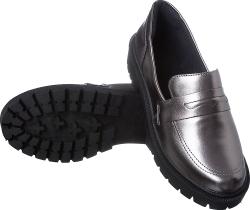 Mocassim Blogueira Oxford Tratorado Plataforma Feminino (150-0003)