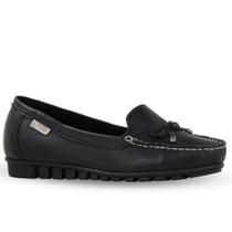 Mocassim Bottero Feminino Couro 354001 Preto