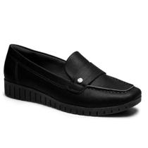 Mocassim Campesi Feminino Elegante Preto L9164 Mocassim Campesi Feminino Elegante Preto L9164