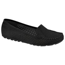 Mocassim Camurça Vizzano Feminino 11873035881 - Preto