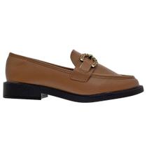 Mocassim Casual Feminino 1453101 Camel Mocassim Casual Feminino 1453101 Camel