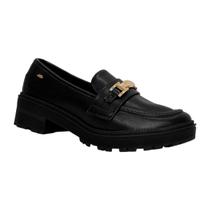 Mocassim Casual Feminino Com Salto Dakota Retrô Confortável Calce Fácil Sofisticado Macio Versátil