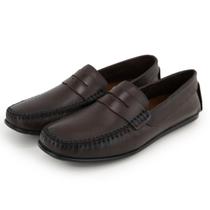 Mocassim Casual Masculino Couro Legitimo Granado - 602 - Café