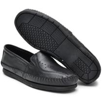 Mocassim Casual Masculino Couro Moderno Conforto Dia a Dia