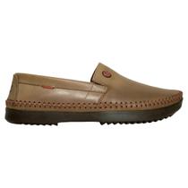 Mocassim Casual Masculino Freeway Logan X1 Conforto Elástico Couro Trabalho Feito a Mão Festa Diário