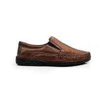 Mocassim Casual Slip On Masculino Couro Luflex Confortável Anatômico 50071