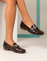 Mocassim Casual Verniz Piccadilly Feminino 250275 Mocassim Casual Verniz Piccadilly Feminino 250275