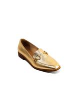 Mocassim Chic Line Luxo Dourado Cobra Mocassim Chic Line Luxo Dourado Cobra