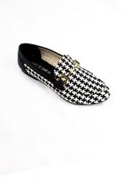 Mocassim Chic Line Luxo Tweed Com Fivela Baixinho Mocassim Chic Line Luxo Tweed Com Fivela Baixinho