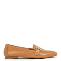 Mocassim Constance Fivela Caramelo Feminino Clássico