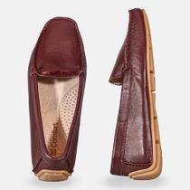 Mocassim Couro Cabernet Mocassim Couro Cabernet