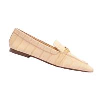 Mocassim croco enfeite branco - schutz