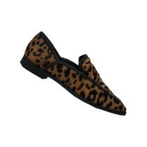 Mocassim de couro animal print - schutz