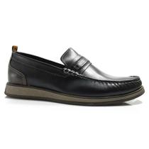 Mocassim de Couro Masculino Democrata Nash 252302
