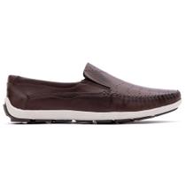 Mocassim de Couro Perfurado: Elegância Moderna para Jovens Despojados! Mocassim de Couro Perfurado: Elegância Moderna para Jovens Despojados!