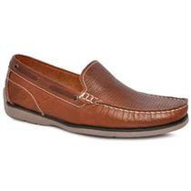 Mocassim Democrata Denim Ocean Marrom Conhaque Mocassim Democrata Denim Ocean Marrom Conhaque