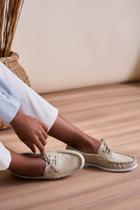 Mocassim Dockside Couro - Nude Mocassim Dockside Couro - Nude