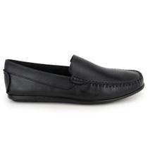 Mocassim Dockside Masculino Couro Bico Redondo Calce Fácil Mocassim Dockside Masculino Couro Bico Redondo Calce Fácil