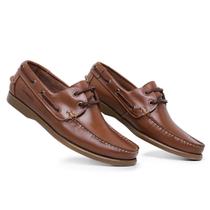 Mocassim Dockside Masculino Em Couro Legítimo Viena Macio e Confortável Autêntico Mocassim Dockside Masculino Em Couro Legítimo Viena Macio e Confortável Autêntico