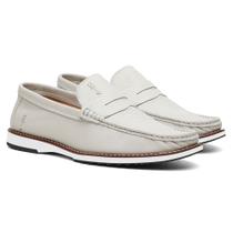 Mocassim Dockside Masculino Sapato Oxford Couro Confortável - Onix Shoes