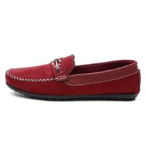 Mocassim Drive Masculino Camurça Costura Manual Detalhe Metal Âncora Frontal Casual Confortavel Mocassim Drive Masculino Camurça Costura Manual Detalhe Metal Âncora Frontal Casual Confortavel