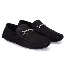 Mocassim Drive Masculino Couro Confortável Com Detalhe Metálico Mocassim Drive Masculino Couro Confortável Com Detalhe Metálico