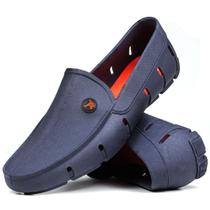 Mocassim Drive Masculino Drive Sapatenis Babuche Marinho